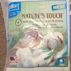 Nature's Touch Eco-Cotton Blend Batting - White